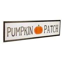Northlight 31.5" Metal Pumpkin Patch Fall Harvest Sign -Northlight D668655S 3
