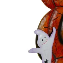 Northlight 33" Orange & Black Stacked Pumpkins Outdoor Halloween Decoration 10 Northlight 33" Orange & Black Stacked Pumpkins Outdoor Halloween Decoration -Northlight D668657S 3