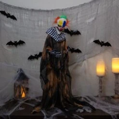 Northlight 3.5ft. Animated Clown With LED Eyes Halloween Decoration -Northlight D668662S 2