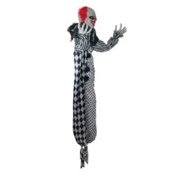 Northlight 5.5ft. Animated Standing Clown With Glowing Eyes Halloween Decoration -Northlight D668666S 2