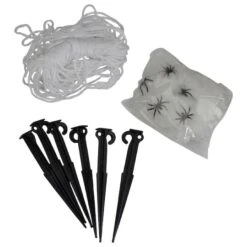 Northlight 9.8ft. Giant Outdoor Spider Web Halloween Decoration 7 Northlight 9.8ft. Giant Outdoor Spider Web Halloween Decoration -Northlight D668675S 2