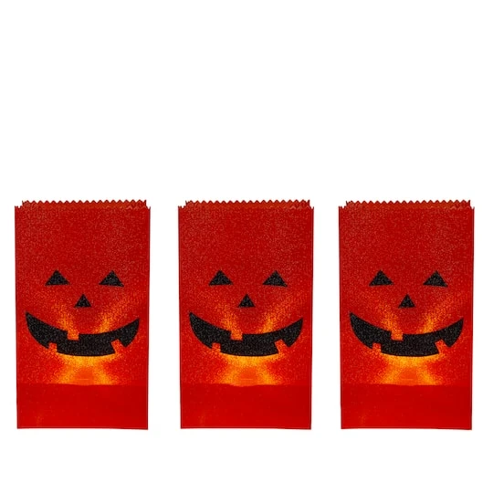 Northlight Jack-O-Lantern Halloween Luminary Pathway Markers Set 4 Northlight Jack-O-Lantern Halloween Luminary Pathway Markers Set - Image 2