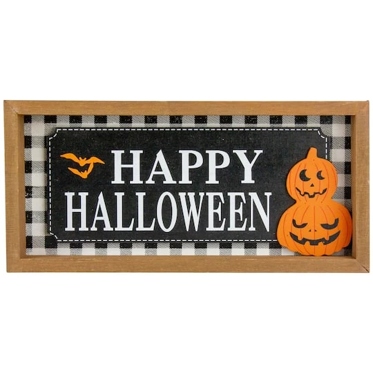 Northlight Happy Halloween Wooden Shadow Box Plaques Set 6 Northlight Happy Halloween Wooden Shadow Box Plaques Set - Image 4