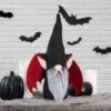 Northlight 18" Male Black & Red Halloween Gnome With Bat Wings 2 Northlight 18" Male Black & Red Halloween Gnome With Bat Wings -Northlight D668703S 1