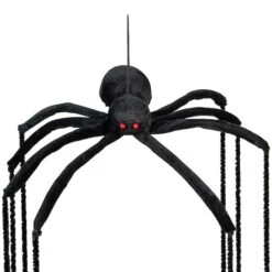 Northlight 6ft. Black Long Legged Spider Halloween Decoration -Northlight D668710S 2