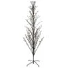 Northlight 6ft. Pre-Lit Black Cascade Outdoor Halloween Twig Tree, Orange Lights -Northlight D668725S 1