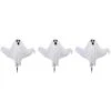 Northlight Lighted White Ghost Halloween Lawn Stakes Set, 3ct.