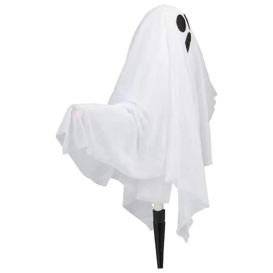 Northlight Lighted White Ghost Halloween Lawn Stakes Set, 3ct. 5 Northlight Lighted White Ghost Halloween Lawn Stakes Set, 3ct. - Image 3