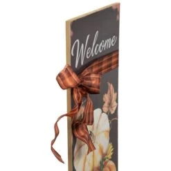 Northlight 3ft. Welcome Autumn Fall Harvest Pumpkin Wall Sign -Northlight D668762S 15