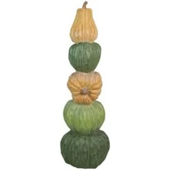 Northlight 42.5" Five Tiered Stacked Pumpkins Thanksgiving Décor