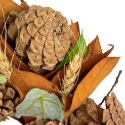 Northlight 12" Fall Foliage & Pinecones Autumn Harvest Wreath 9 Northlight 12" Fall Foliage & Pinecones Autumn Harvest Wreath -Northlight D668786S 3