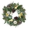 Northlight 22" Green & White Pumpkins & Berries Fall Harvest Wreath 1 Northlight 22" Green & White Pumpkins & Berries Fall Harvest Wreath -Northlight D668787S 1