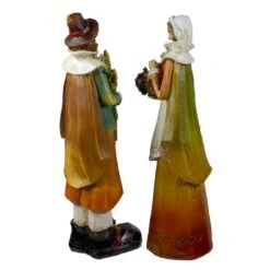 Northlight Male & Female Pilgrim Wooden Thanksgiving Figurine Set -Northlight D668795S 4