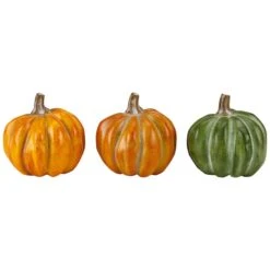 Northlight 3" Orange & Green Boxed Pumpkin Décor Set 12 Northlight 3" Orange & Green Boxed Pumpkin Décor Set -Northlight D668796S 3