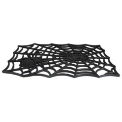 Northlight Black Spider Web Rectangular Halloween Doormat 11 Northlight Black Spider Web Rectangular Halloween Doormat -Northlight D668817S 3