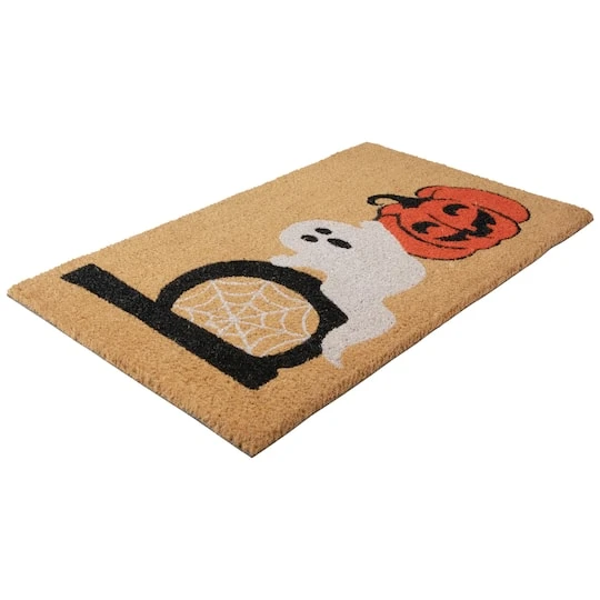 Northlight Natural Coir Boo Halloween Doormat 6 Northlight Natural Coir Boo Halloween Doormat - Image 4
