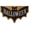 Northlight Natural Coir Halloween Bat Shaped Doormat 1 Northlight Natural Coir Halloween Bat Shaped Doormat -Northlight D668819S 1