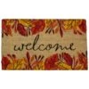 Northlight Leafy Fall Harvest Rectangular Welcome Doormat 1 Northlight Leafy Fall Harvest Rectangular Welcome Doormat -Northlight D668820S 1