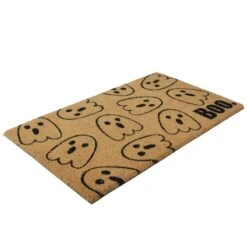 Northlight Natural Coir Boo With Ghosts Halloween Doormat 10 Northlight Natural Coir Boo With Ghosts Halloween Doormat -Northlight D668821S 3