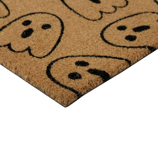 Northlight Natural Coir Boo With Ghosts Halloween Doormat 7 Northlight Natural Coir Boo With Ghosts Halloween Doormat - Image 5