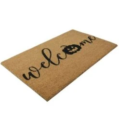 Northlight Natural Coir Pumpkin Welcome Halloween Doormat 10 Northlight Natural Coir Pumpkin Welcome Halloween Doormat -Northlight D668823S 3