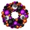 Northlight 13'' Unlit Shatterproof Ball Ornament Halloween Wreath