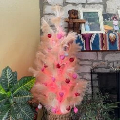 Northlight 50ct. Mini Christmas String Lights With White Wire Pink -Northlight D676206S 14