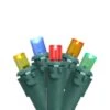 Northlight 6ft. Multi-Color LED Wide Angle Net Style Christmas Light Set With Green Wire -Northlight D676227S 1