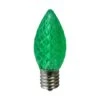 Northlight Green Faceted LED C9 Replacement Christmas Bulbs, 25ct. -Northlight D676239S 1