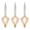 Northlight 3ct. Clear C7 Retro Bubble Light Replacement Christmas Bulbs