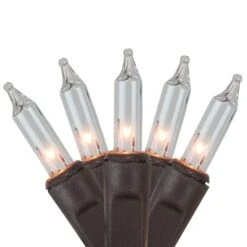 Northlight Pre-Lit Mini Clear Christmas Lights Net-Style Tree Trunk Wrap -Northlight D676266S 2