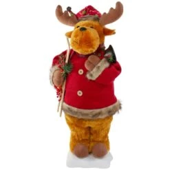 Northlight 24" Lighted & Animated Musical Moose Christmas Figure 13 Northlight 24" Lighted & Animated Musical Moose Christmas Figure -Northlight D676289S 4