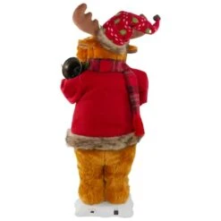 Northlight 24" Lighted & Animated Musical Moose Christmas Figure 15 Northlight 24" Lighted & Animated Musical Moose Christmas Figure -Northlight D676289S 6