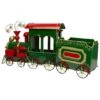 Northlight 34'' Green, Red And Gold Metal Train Figurine Tabletop Christmas Decoration 1 Northlight 34'' Green, Red And Gold Metal Train Figurine Tabletop Christmas Decoration -Northlight D676320S 1