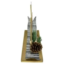Northlight 11" Pine & Pinecone NOEL Tabletop Christmas Décor 14 Northlight 11" Pine & Pinecone NOEL Tabletop Christmas Décor -Northlight D676341S 2