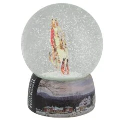 Northlight 6.5" Norman Rockwell Santa And His Helpers Christmas Snow Globe -Northlight D676345S 5