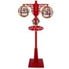 Northlight 6ft. Lighted Red & Gold Musical Double Christmas Street Lamp 1 Northlight 6ft. Lighted Red & Gold Musical Double Christmas Street Lamp -Northlight D676346S 1