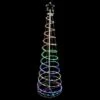 Northlight 6ft. Outdoor Spiral Artificial Christmas Tree, Color Changing LED Lights