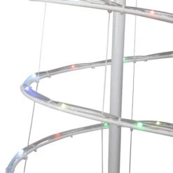 Northlight 6ft. Outdoor Spiral Artificial Christmas Tree, Color Changing LED Lights -Northlight D676400S 3