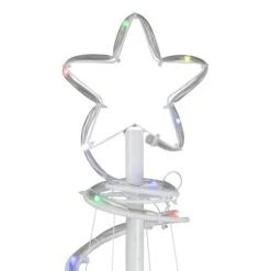 Northlight 6ft. Outdoor Spiral Artificial Christmas Tree, Color Changing LED Lights -Northlight D676400S 4