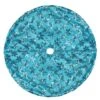 Northlight 20" Blue Sequin Snowflake Pattern Mini Christmas Tree Skirt -Northlight D676425S 1