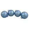 Northlight 4ct. 2.75" Blue & Silver Plaid Glitter Glass Christmas Ornament Ball Set 1 Northlight 4ct. 2.75" Blue & Silver Plaid Glitter Glass Christmas Ornament Ball Set -Northlight D676459S 1
