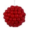 Northlight 3.25" Red Berries Christmas Ball Ornament