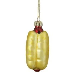 Northlight 4" Hot Dog In A Bun Glass Ornament -Northlight D676487S 5