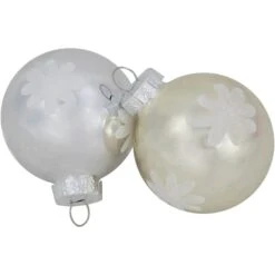 Northlight 12ct. 2" Multicolor Vintage Design Glass Ball Ornaments 27 Northlight 12ct. 2" Multicolor Vintage Design Glass Ball Ornaments -Northlight D676495S 16