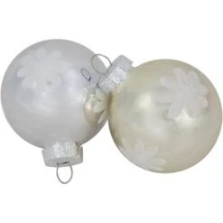 Northlight 12ct. 2" Multicolor Vintage Design Glass Ball Ornaments 21 Northlight 12ct. 2" Multicolor Vintage Design Glass Ball Ornaments -Northlight D676495S 6