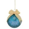 Northlight 3" Matte Blue Ford The Universal Car With Beige Ribbon Glass Ball Ornament 2 Northlight 3" Matte Blue Ford The Universal Car With Beige Ribbon Glass Ball Ornament -Northlight D676497S 1