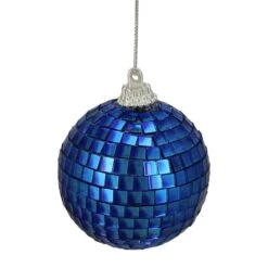 Northlight 6ct. 2" Lavish Blue Mirrored Glass Disco Ball Christmas Ornaments 7 Northlight 6ct. 2" Lavish Blue Mirrored Glass Disco Ball Christmas Ornaments -Northlight D676504S 2