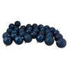 Northlight 32ct. 3.25" 2-Finish Sapphire Blue Shatterproof Ball Ornaments 2 Northlight 32ct. 3.25" 2-Finish Sapphire Blue Shatterproof Ball Ornaments -Northlight D676553S 1