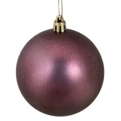 Northlight 32ct. 3.25" 4-Finish Mulberry Shatterproof Ball Ornaments 10 Northlight 32ct. 3.25" 4-Finish Mulberry Shatterproof Ball Ornaments -Northlight D676559S 2